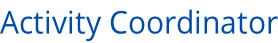 Activity Coordinator